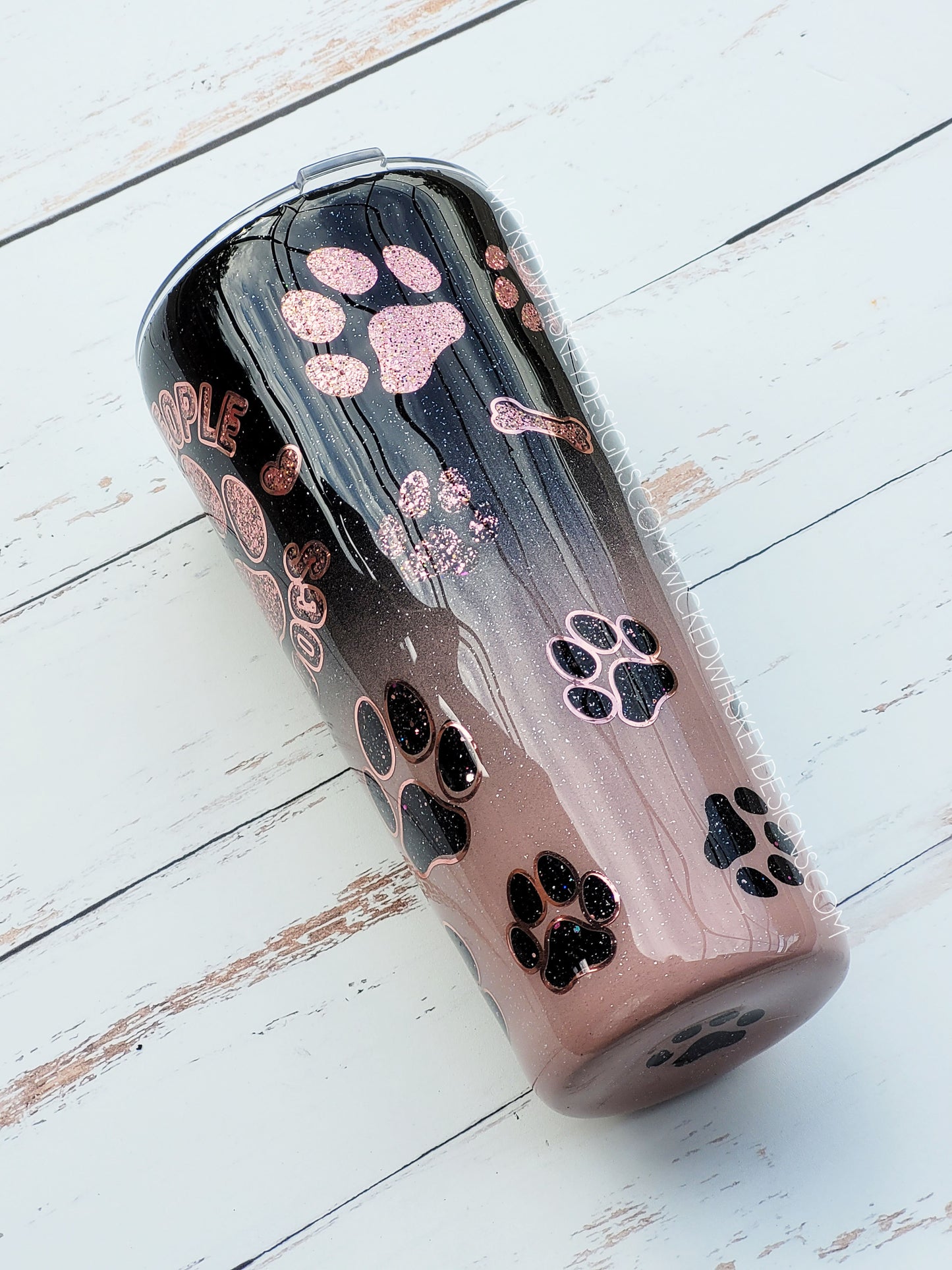 More Dogs Glitter Tumbler | Personalized Tumblers