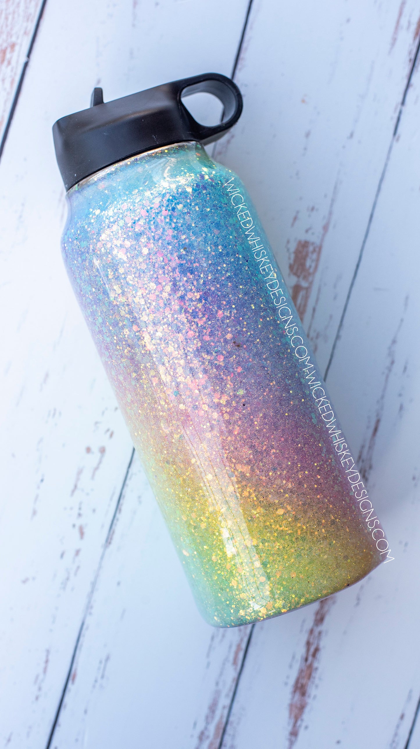 Pastel Chunky Opal Glitter Tumbler | Personalized Tumblers