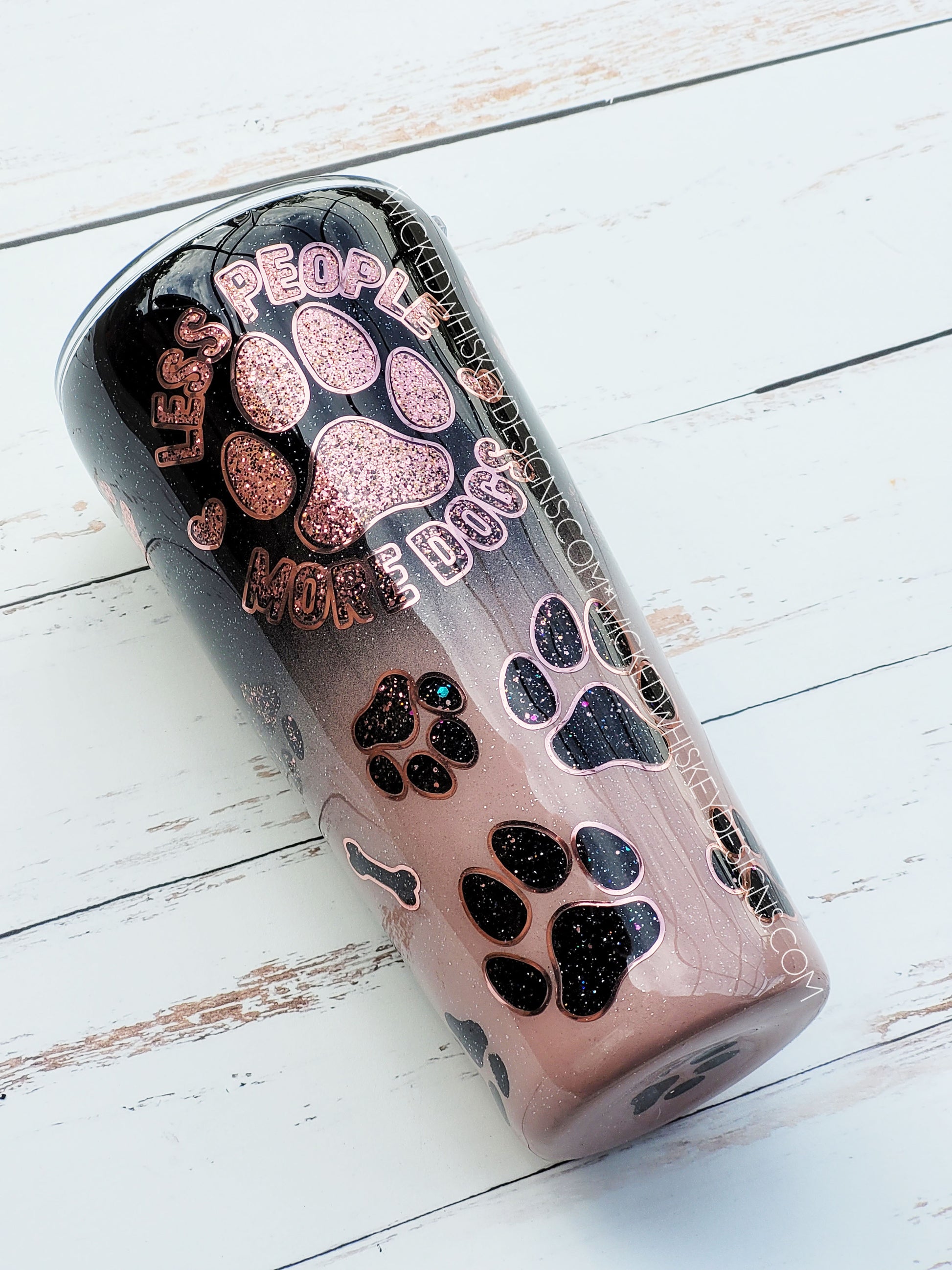 Glitter cup with antler image, Rose gold glitter cup, custom skinny cu –  GlitterGiftsAndMore
